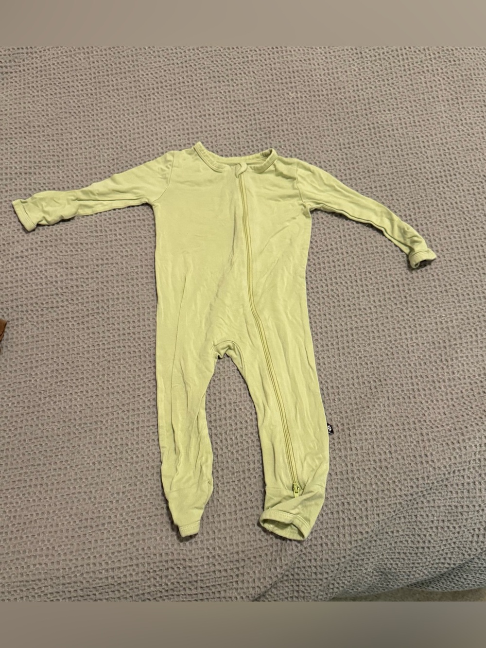 Kyte Baby Soft Yellow Baby One-Piece Zipper Footed Pajamas